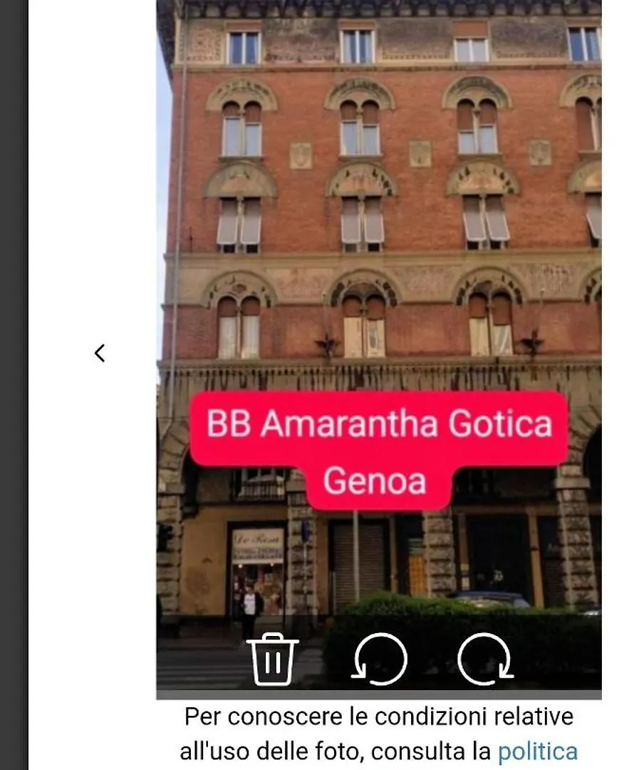 Bed & Breakfast B&B Amarantha Gothica Genoa